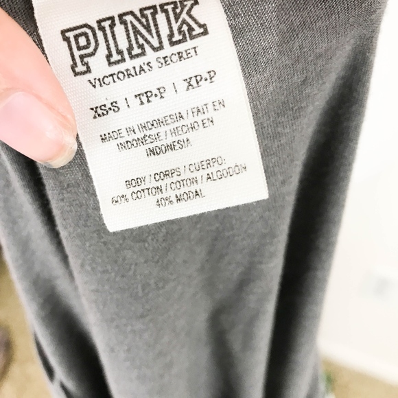 Victoria's Secret PINK Dolman Top 3/4 Sleeve XS - Picture 7 of 8